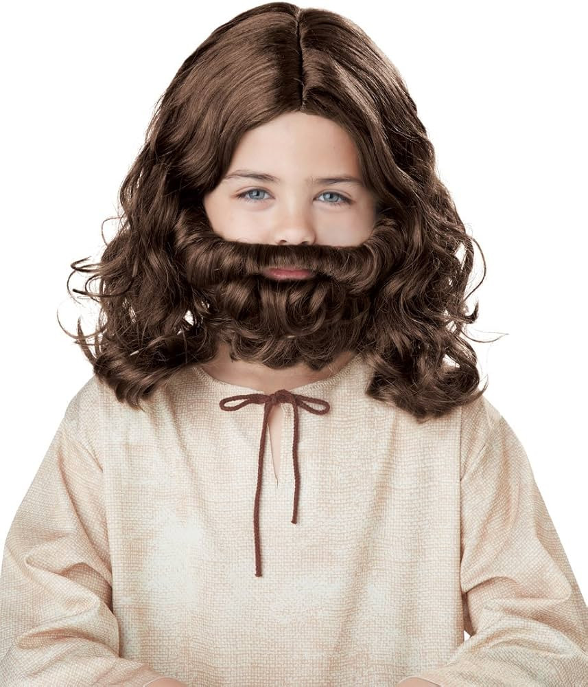 California Costumes Jesus Wig and Beard Child Costume, Acc | Amazon (US)