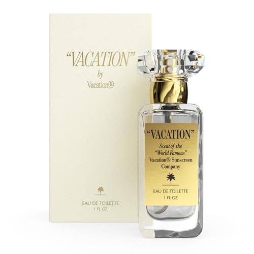 "VACATION" by Vacation Sunscreen Eau de Toilette, Beach Coconut Perfume for Women & Men, Scent of Sunscreen & Summer, Travel Size, 1 Fl. Oz. | Amazon (US)