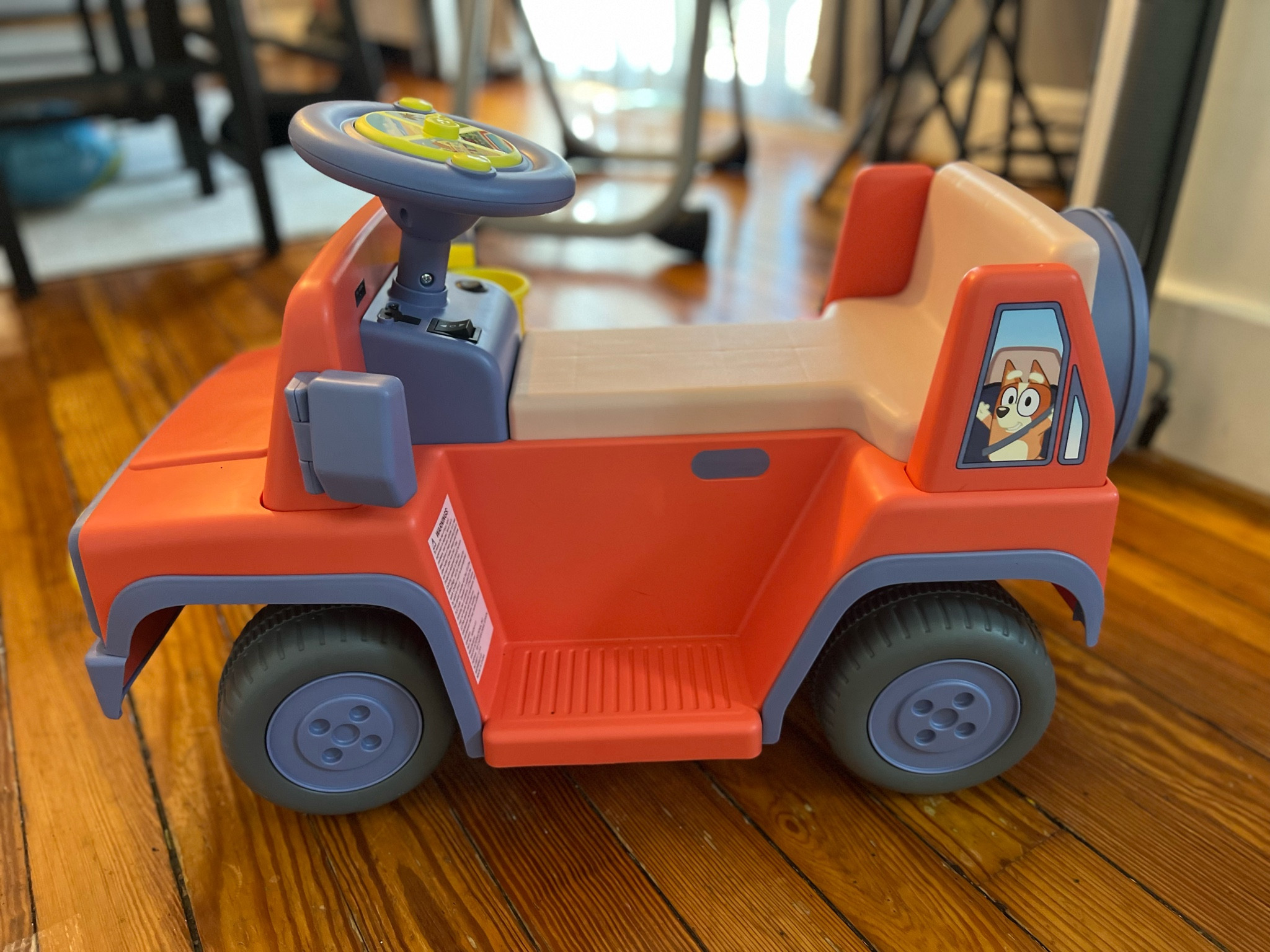 Bluey Ride On Car - Electric Car For Kids With Sound Effects