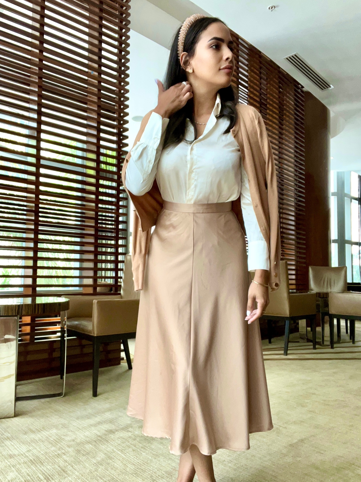 Classy and chic skirt work outfit! The sweater is old and could not find an exact match, but found something similar on shein! 

#LTKstyletip #LTKfit #LTKworkwear