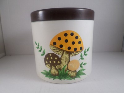 Vintage 1979 Sears Roebuck and Co. Merry Mushroom Canister | eBay US