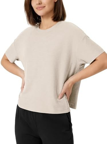 ODODOS Women's Oversized Performance Tee - Ultra Soft odSTRATUM Tech Short Sleeve Relaxed Top Cre... | Amazon (US)