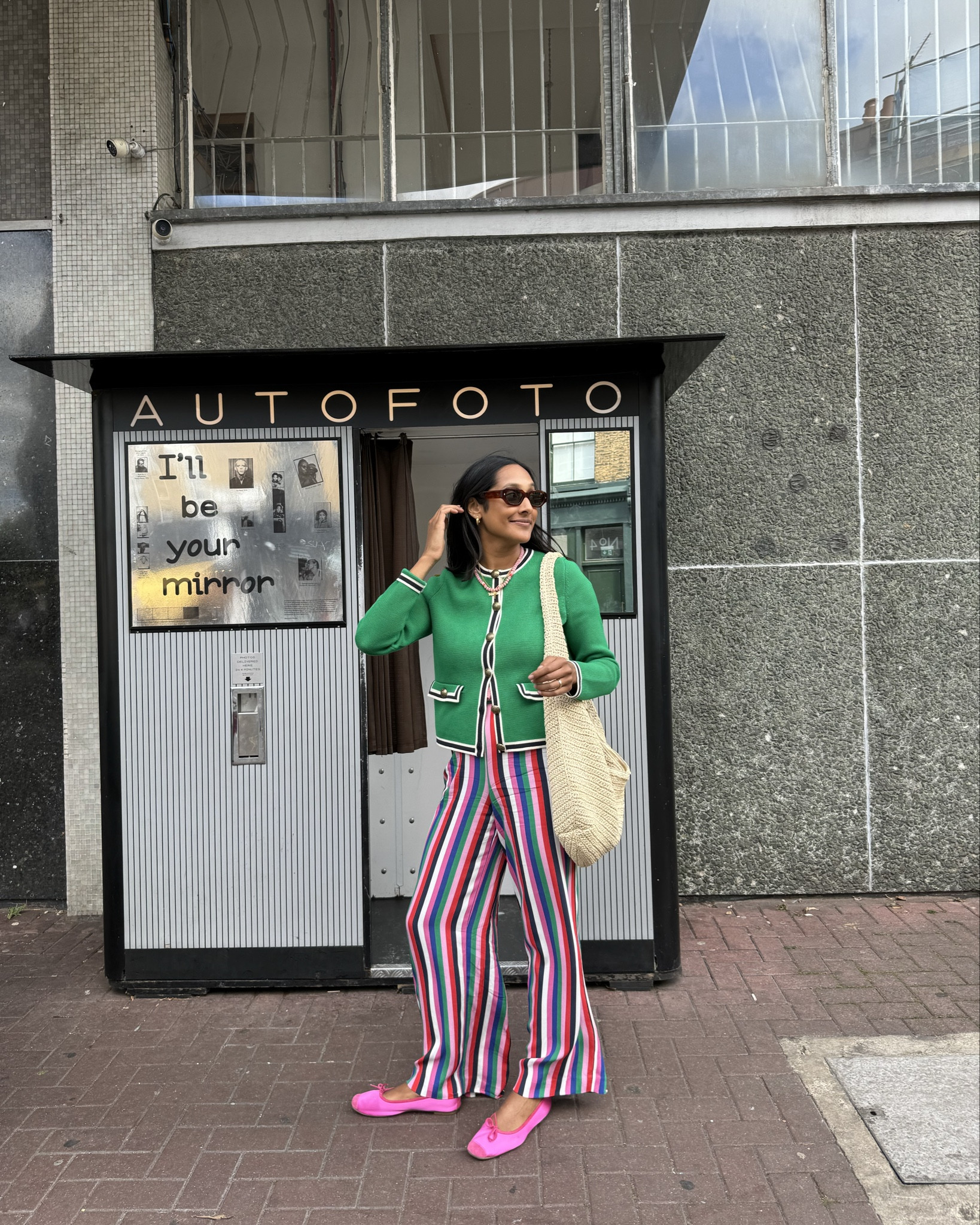Summer style, street style, ootd, stripy trousers, colourful style, postpartum outfit, elasticated waistbands 

#LTKmaternity #LTKsummer #LTKfamily
