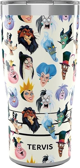Tervis Traveler Disney - Villanos Retrato Vaso aislado de triple pared para viajes, mantiene las ... | Amazon (US)