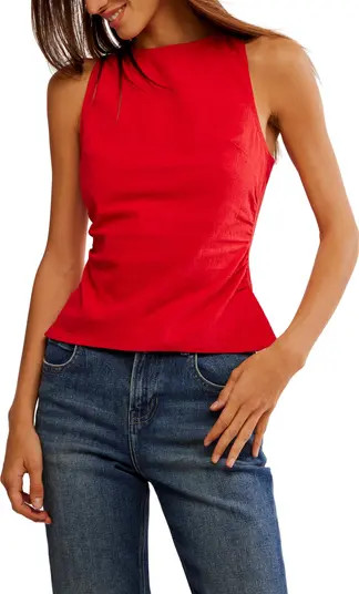 Kaylor Backless Cotton Blend Top | Nordstrom