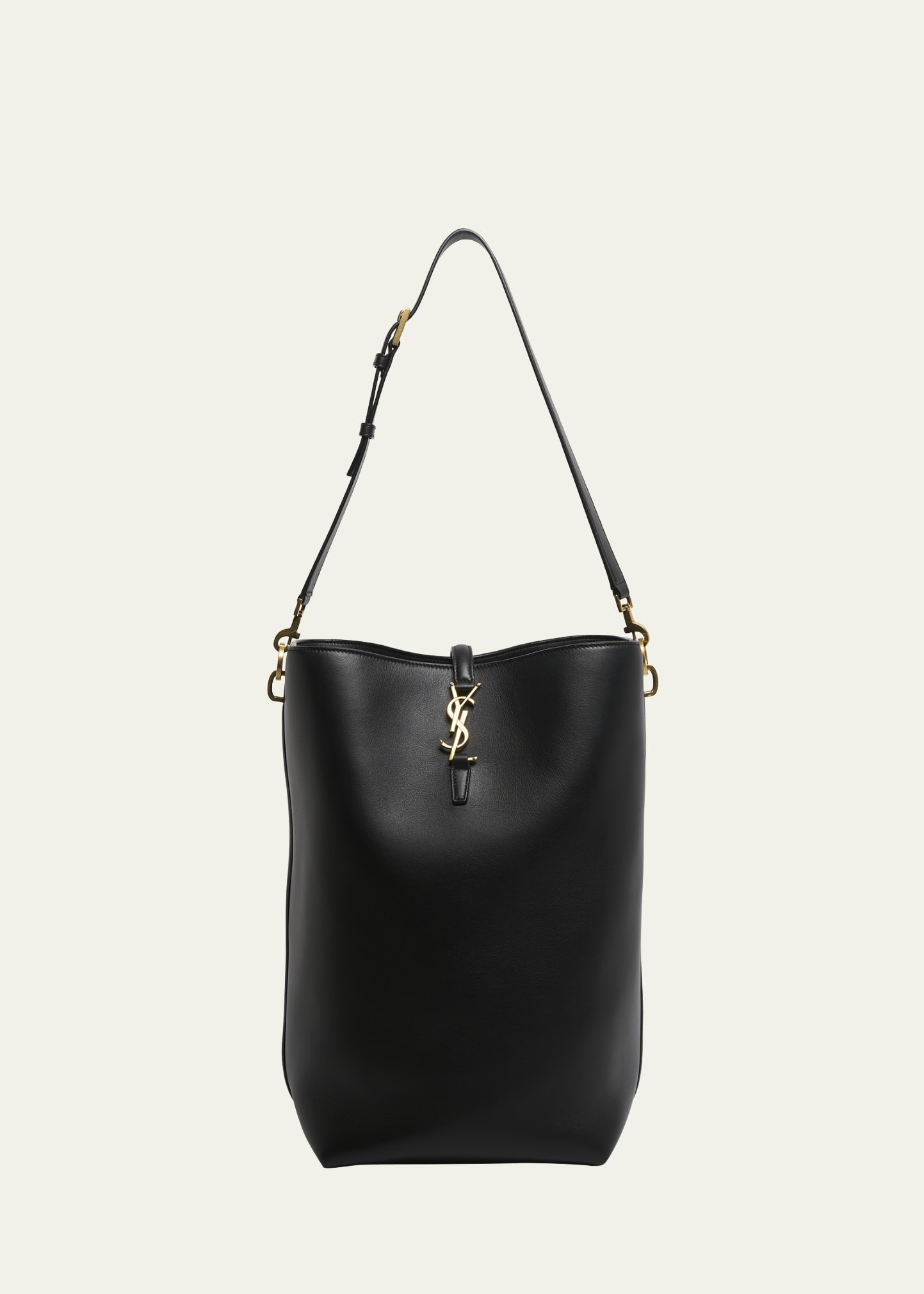 Saint Laurent Le 37 YSL Bucket Bag in Calfskin Leather | Bergdorf Goodman