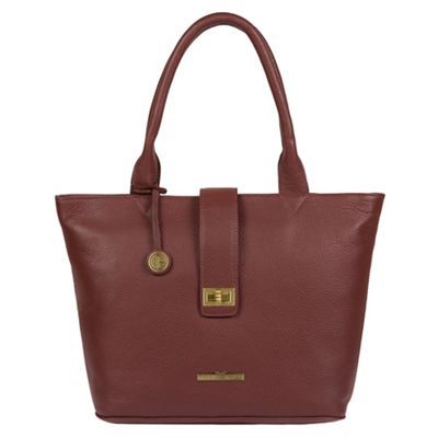 Pure Luxuries London Port 'Ida' genuine leather tote bag | Debenhams UK