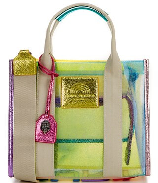 Vinyl Mini Kensington Rainbow Shimmer Southbank Crossbody Tote Bag | Dillard's