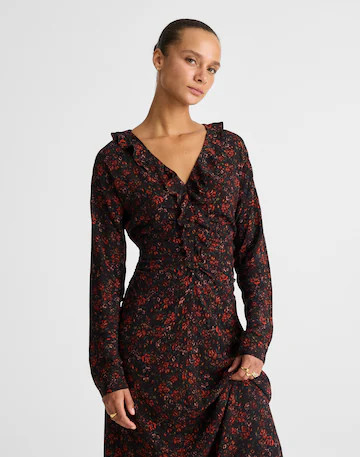 Ruffled Midi Dress | Madewell