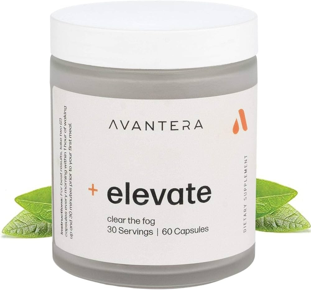 Avantera Elevate Premium Nootropic Supplement - Beat Brain Fog - Best Focus Supplements for Memor... | Amazon (US)