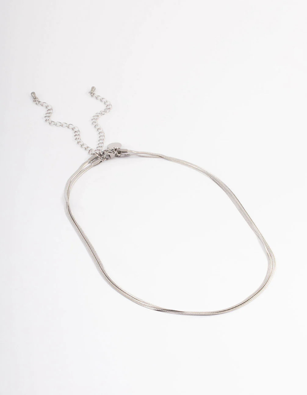 Surgical Steel Snake Chain Fine Necklace 2-Pack | Shop Simon