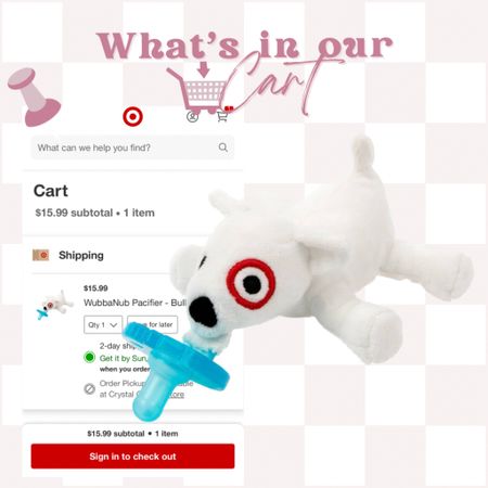 The new Target Bullseye Wubbanub is a must have for every Target obsessed momma! Perfect for a baby Easter Basket or Baby Shower Gift! 

#LTKkids #LTKbaby #LTKbump