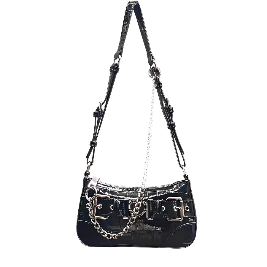 Punk Bag, Sourpuss Gothic Tote Purse Y2K Cool Style Trendy Women Shoulder Bags Rock Fashion Girls... | Amazon (US)