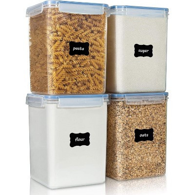 4 PCS Large Food Storage Containers 5.2L, BPA Free Airtigh Blue 5.2L--4.7quart | Target