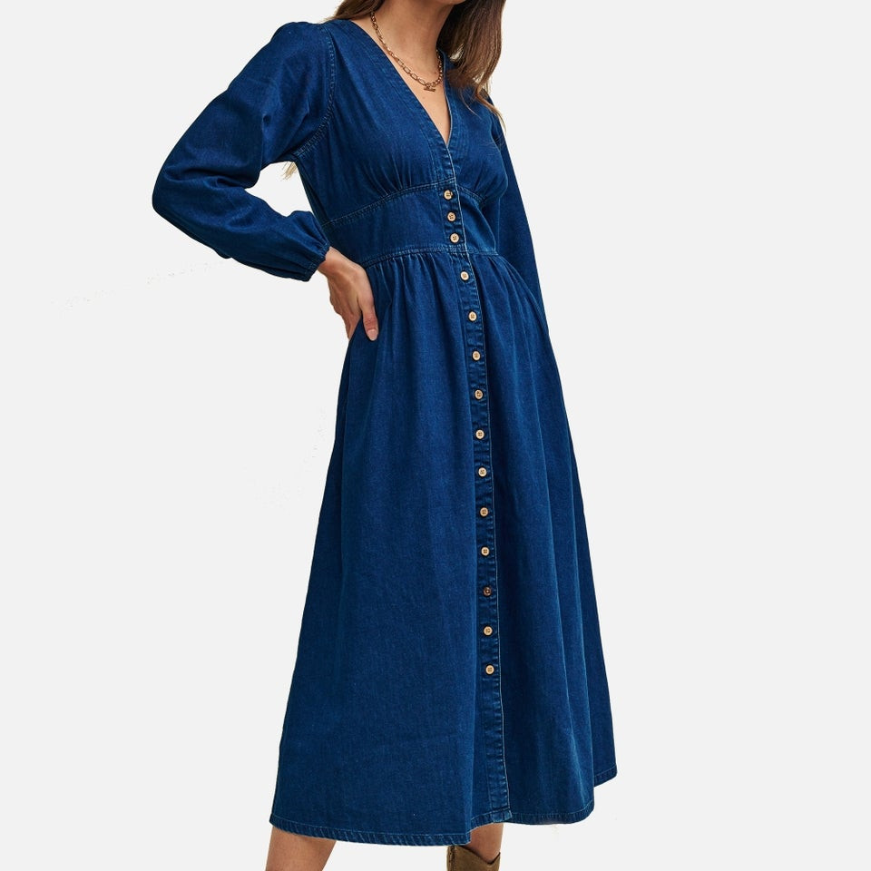 Nobody's Child Starlight Denim Midi Dress | The Hut (Global)