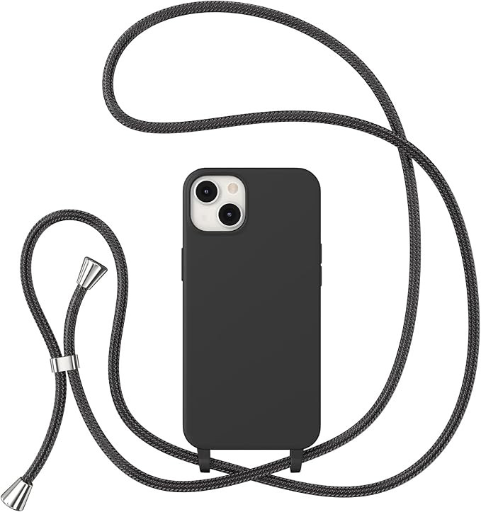 ZTOFERA Crossbody Lanyard Case for iPhone 14 Plus (6.7"), Liquid Silicone Protective Phone Case w... | Amazon (UK)