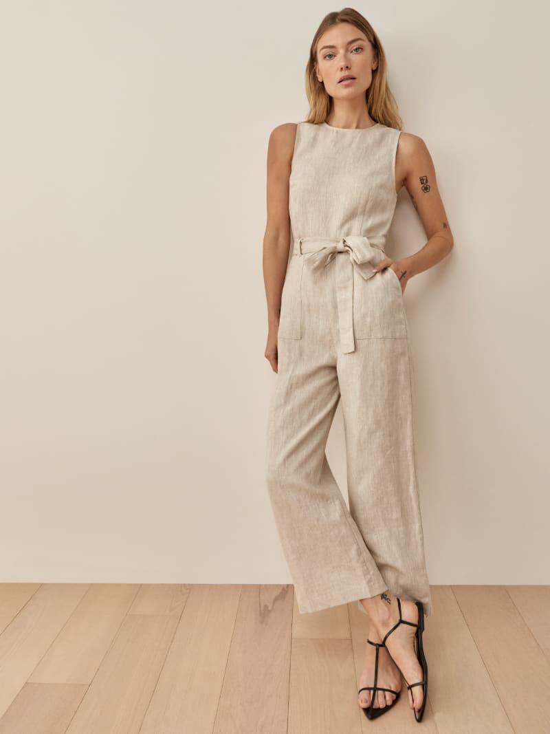 Naomi Linen Jumpsuit | Reformation (Global)