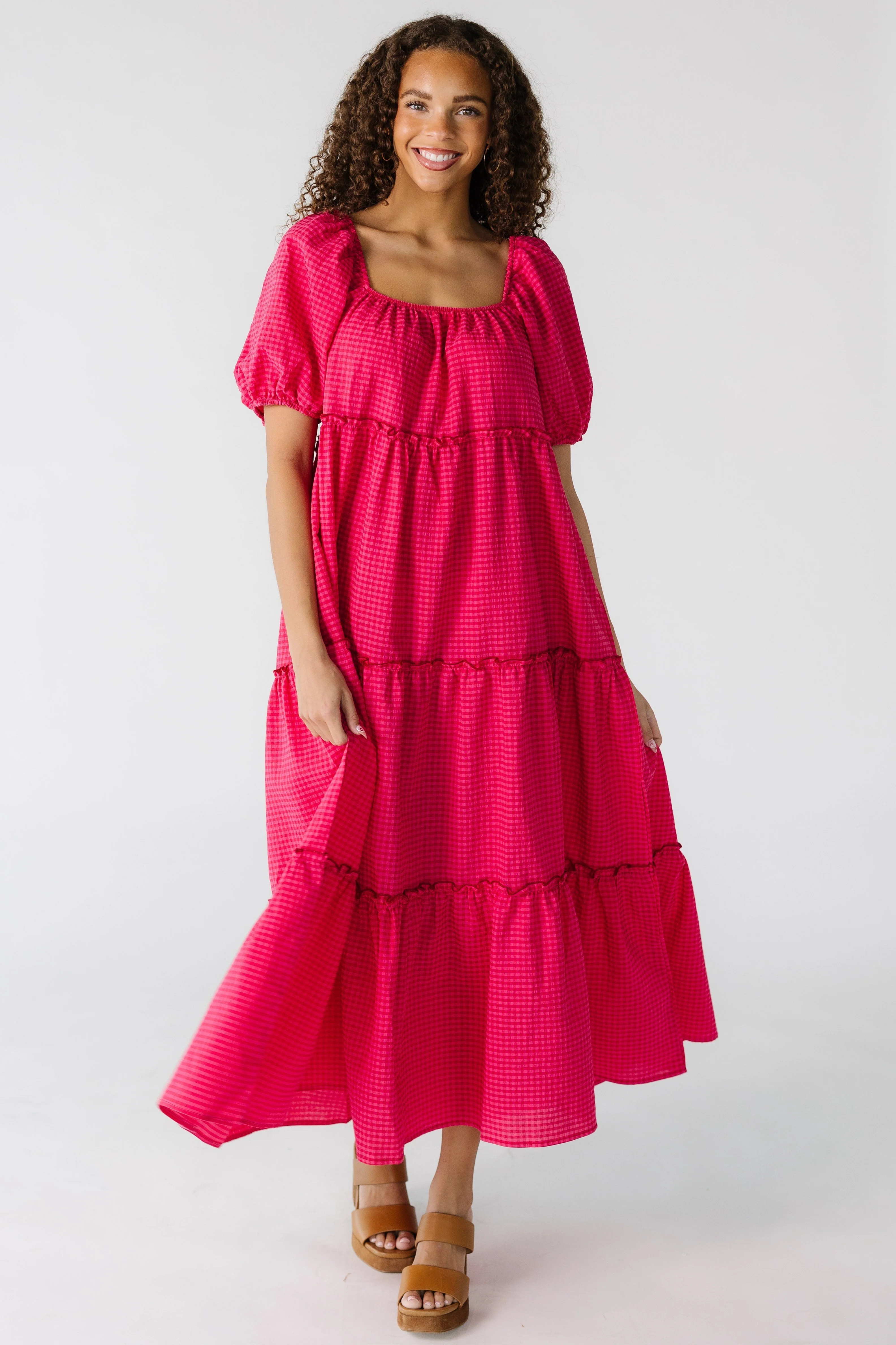 Brass & Roe Charity Spring Gingham Dress | Called To Surf