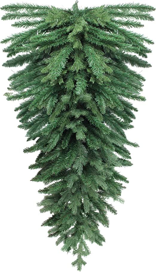 Northlight 60" Green Pine Artificial Christmas Teardrop Swag - Unlit | Amazon (US)