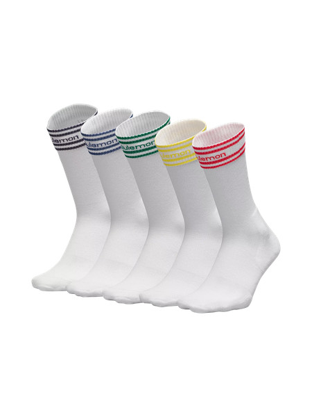 Men's Daily Stride Comfort Crew Sock *5 Pack | Men's Socks | lululemon | Lululemon (US)