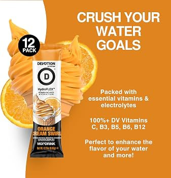 Devotion Nutrition HydroFLEX Packets | Vitamin Infused Hydration Powder | Water Enhancer Drink Mi... | Amazon (US)