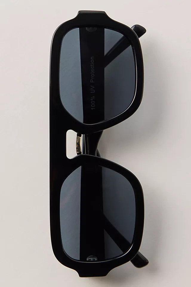 Rhiannon Modern Aviator Polarized Sunglasses | Free People (Global - UK&FR Excluded)