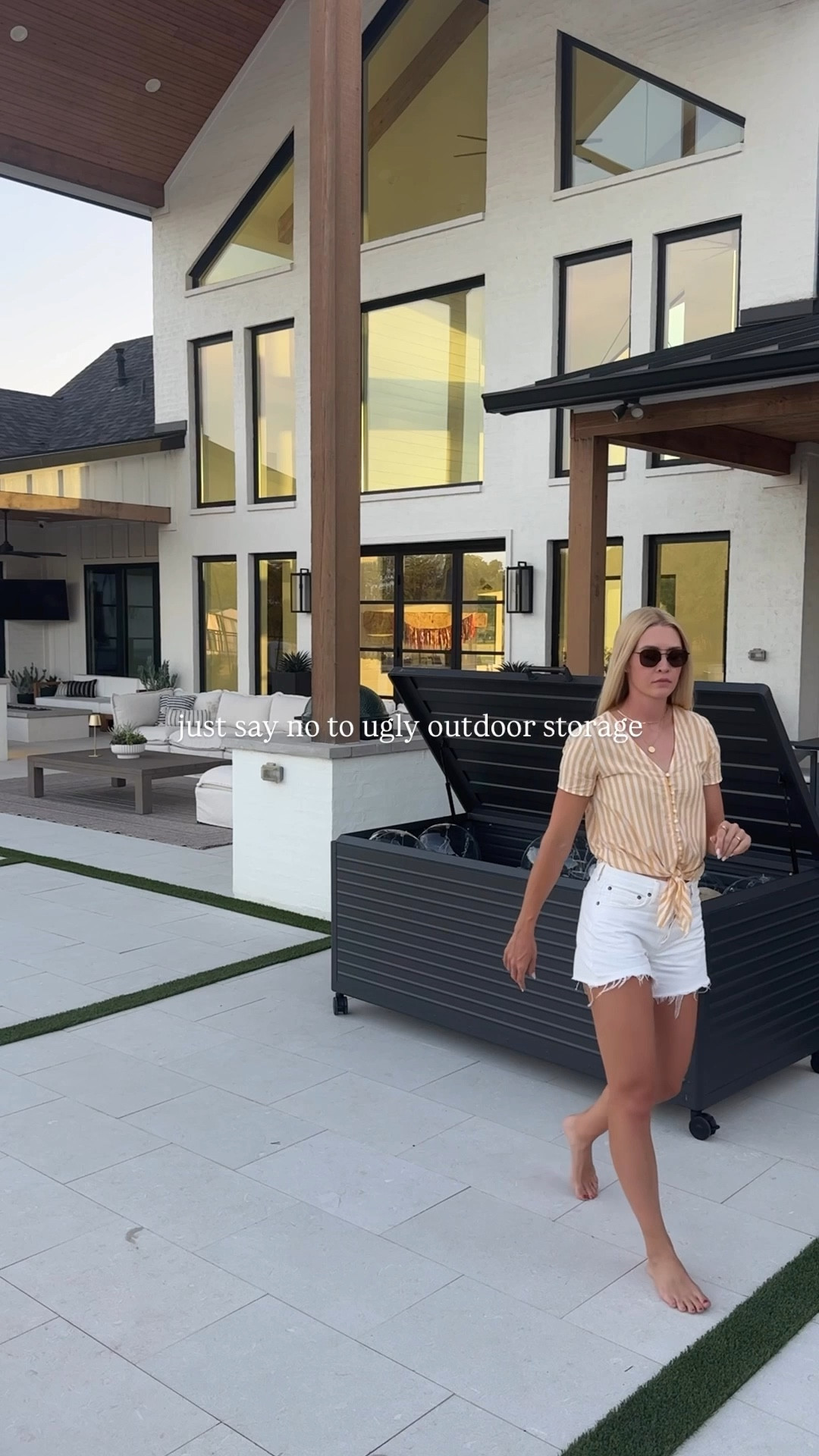 There are a lot of deck boxes on the market, but I was looking for two very specific things. First, I wanted something that wouldn’t need to be replaced every year, and second, I wanted something that didn’t stick out like a sore thumb in my backyard.

The @miradooroutdoor deck box definitely delivers. It’s sturdy, practical, and blends seamlessly into my outdoor space without drawing attention to itself.

With a generous capacity, it offers ample storage for cushions, pool toys, and other outdoor essentials. Crafted from durable aluminum and steel, it resists rust and withstands various weather conditions. The soft-close lid ensures safe and quiet access, while the included wheels make it easy to move around.

This is a deck box that looks good and stands the test of time! It’s exactly what my outdoor space needed! Functional, sturdy, and sleek!

#Mirador #MiradorOutdoor #MiradorOutdoorDeckBox #MiradorPergola #MoreToEnjoy #OutdoorLiving #OutdoorStorage #BackyardGoals #PatioStyle #DeckStorage


#LTKHome #LTKSaleAlert #LTKSwim