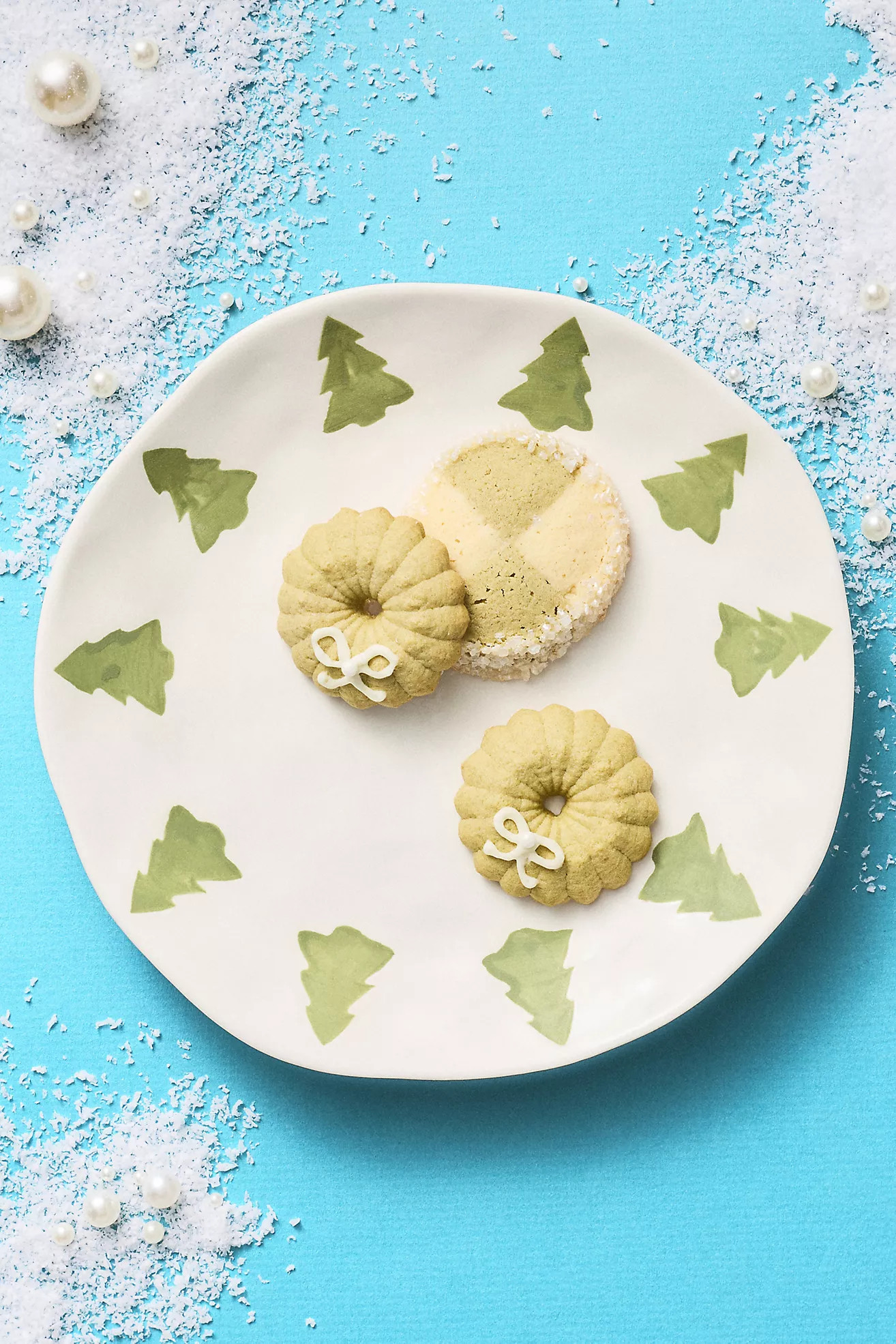 Vida Icon Stoneware Dessert Plate: Holiday Edition | Anthropologie (US)