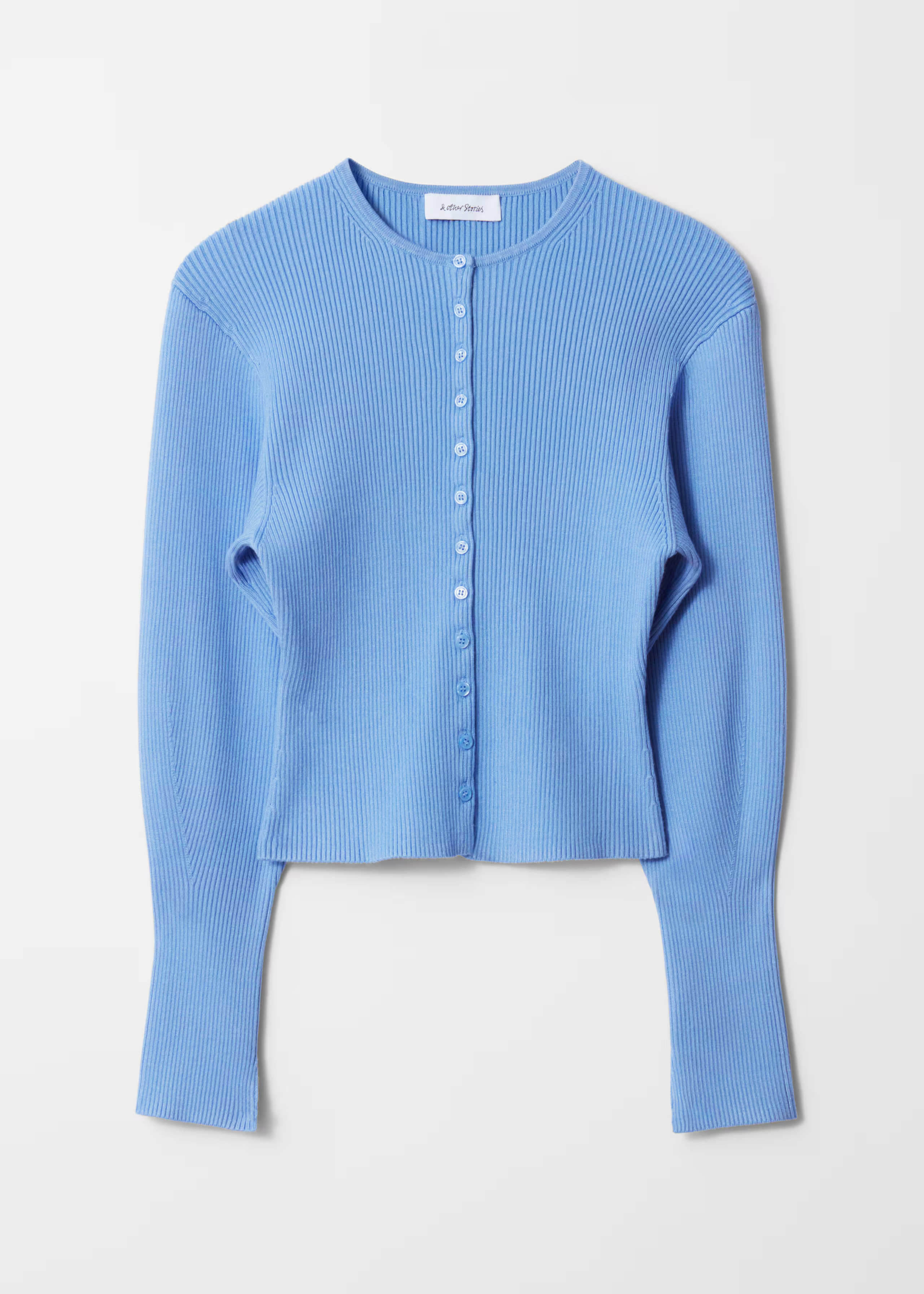 Fitted Rib-Knit Cardigan | & Other Stories UK