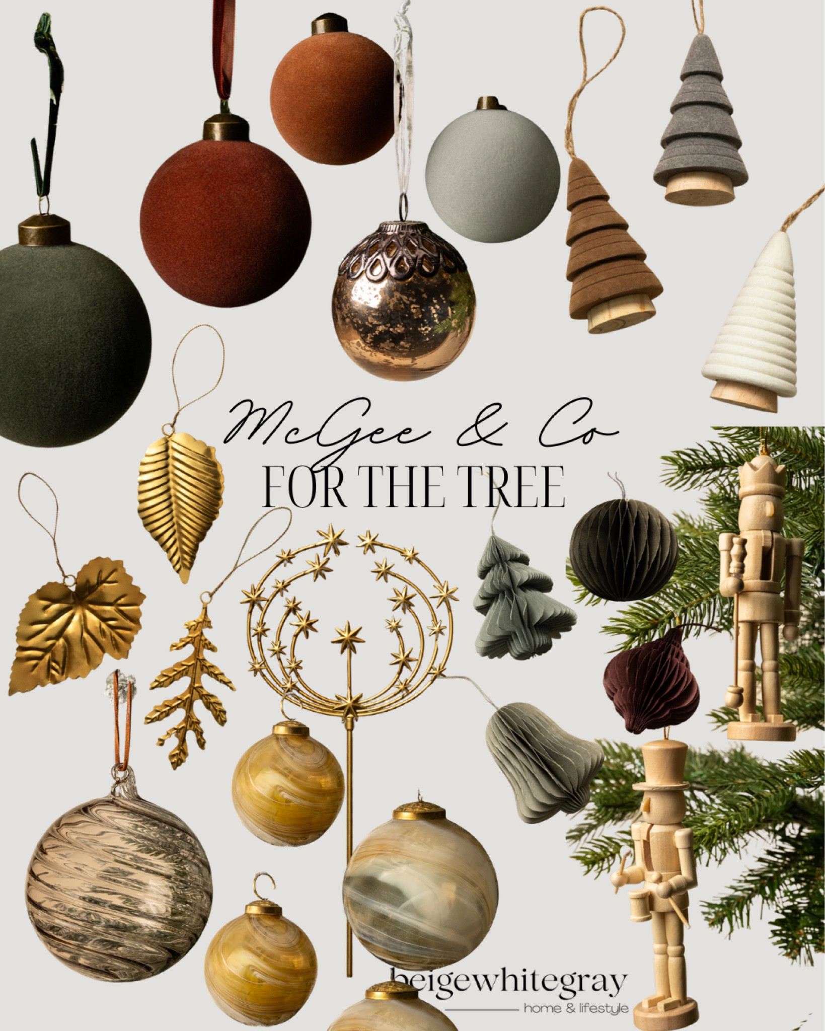 McGee & Co beautiful ornaments for your tree 

#LTKFindsUnder50 #LTKSeasonal #LTKHome