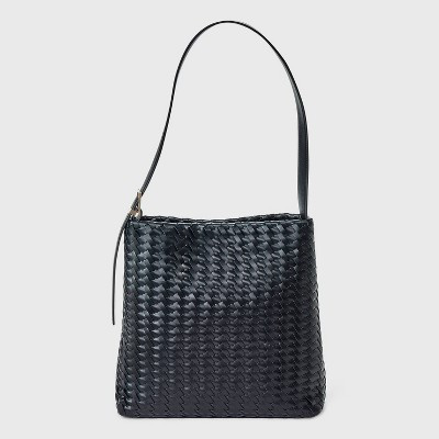 Woven Bucket Bag - A New Day™ Black | Target
