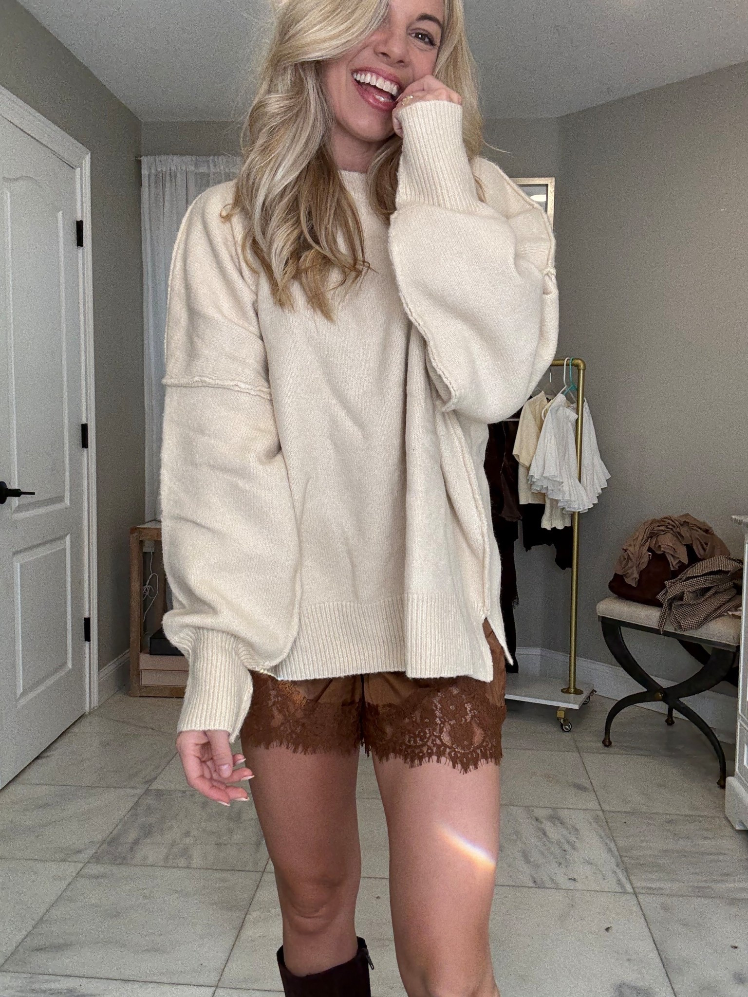 Another adorable thanksgiving / fall outfit inspo !! Love how comfy and cute these shorts are and they’re perf for both the summer and fall seasons! Wearing a size small in all !

#LTKU #LTKSeasonal #LTKHoliday