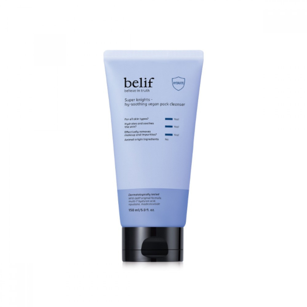 Belif - Super Knights - Hy-Soothing Vegan Pack Cleanser - 150ml | STYLEVANA