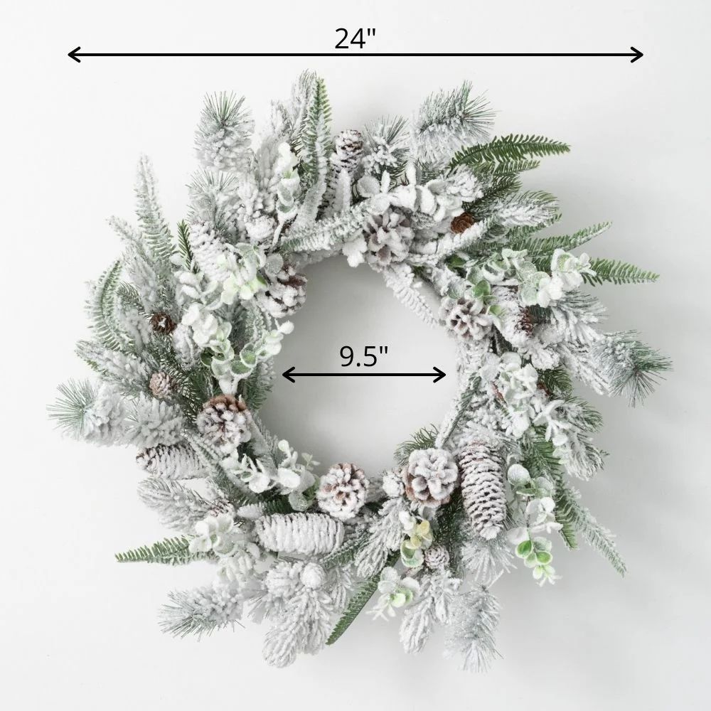 Faux Pine Pinecones 24'' Wreath | Wayfair North America