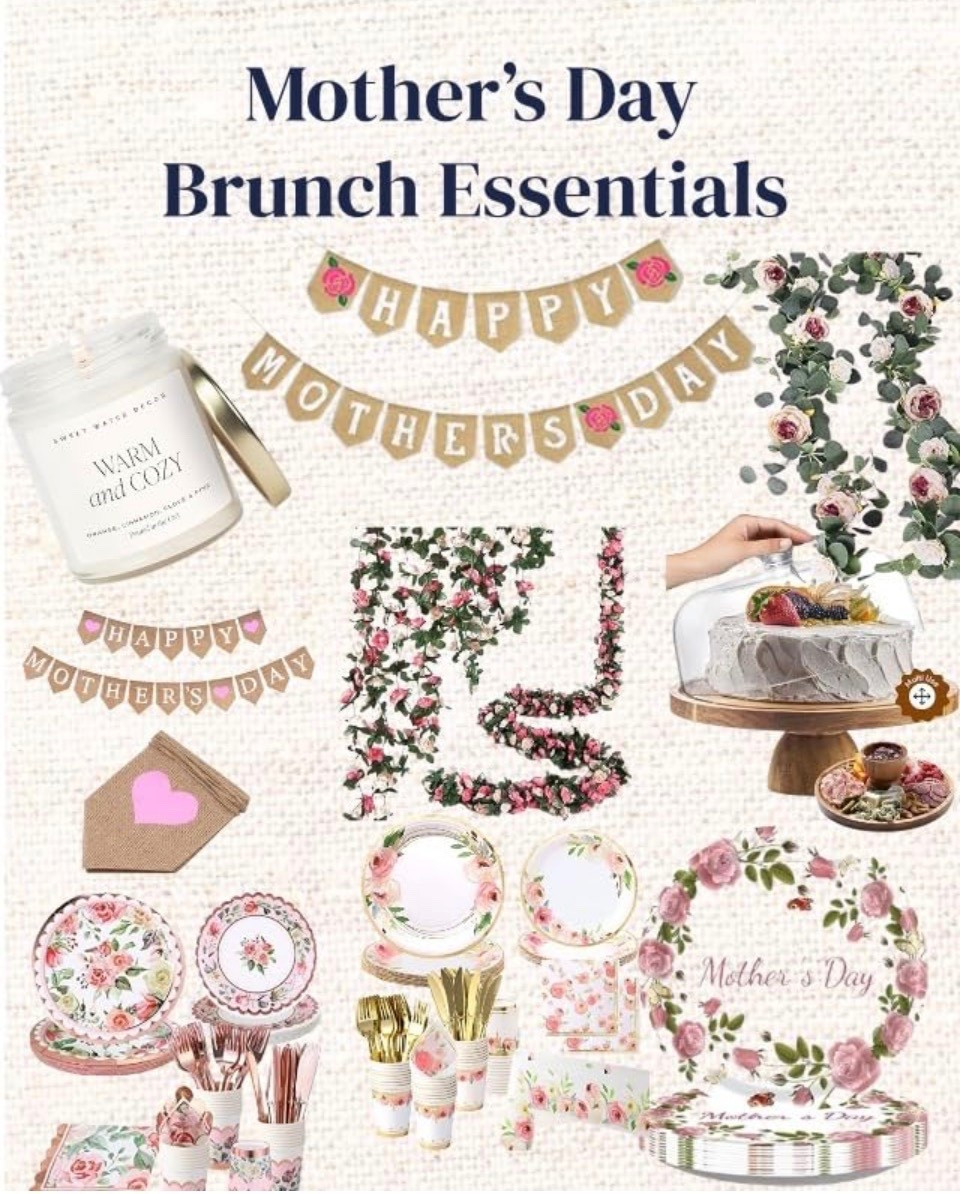 Mother’s Day Brunch Essentials! #mothersday #mothersdayidea #mothersdaybrunch #mothersdaygiftideas #brunchidea #brunch #brunchessentials 