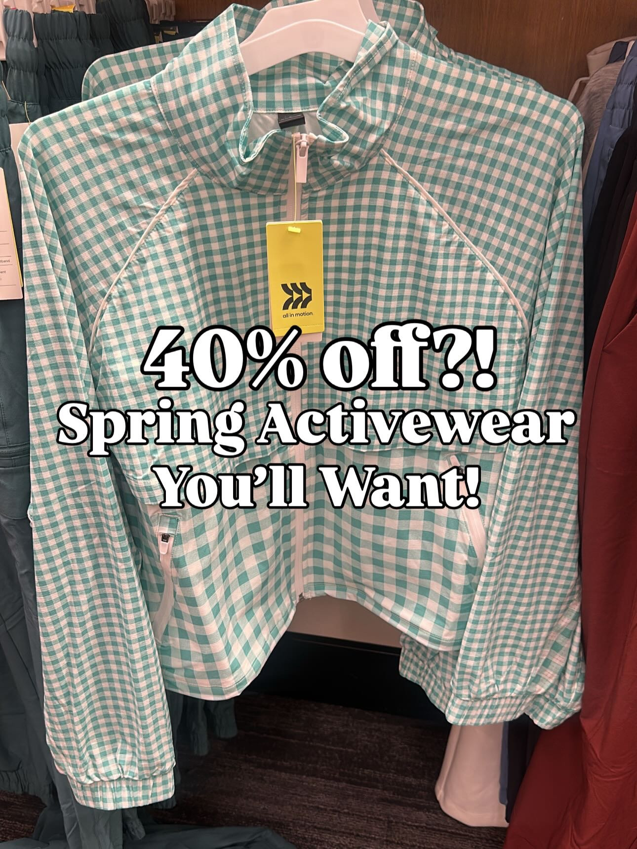 40% off Target activewear. I’ve been waiting for this!

Tons of styles and fun spring colors! Runs tts - in a M. 

#targetstyle #targetfinds #targetfashion #activewear