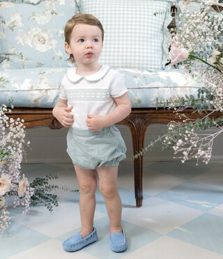 x Born On Fifth Infant Boy's 12-24 Months Round Collar Shirt & Short 2-Piece Set | Dillards