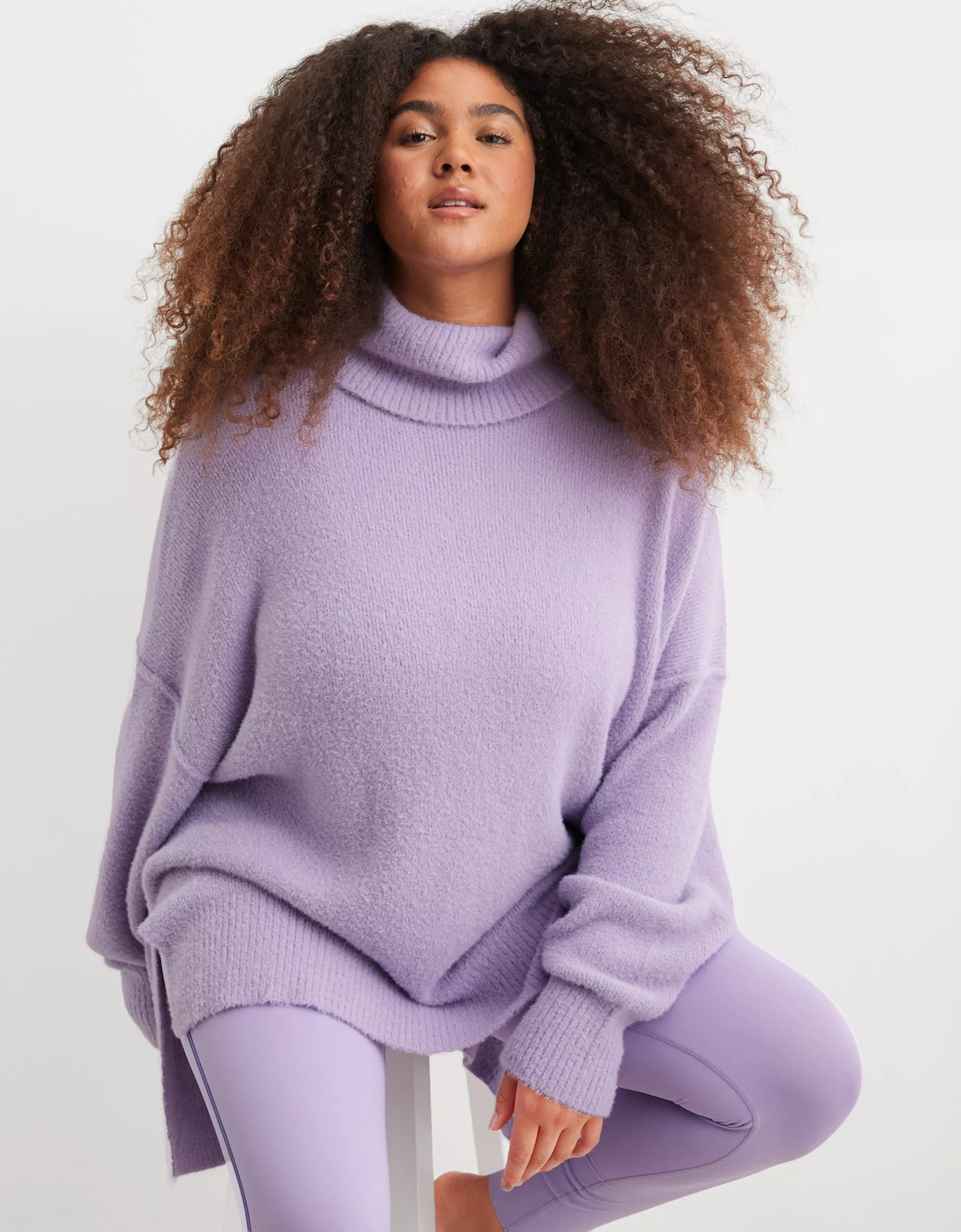 Aerie Buttercream Turtleneck Sweater | Aerie
