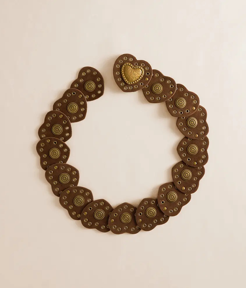 Concho Heart Belt | Buckle