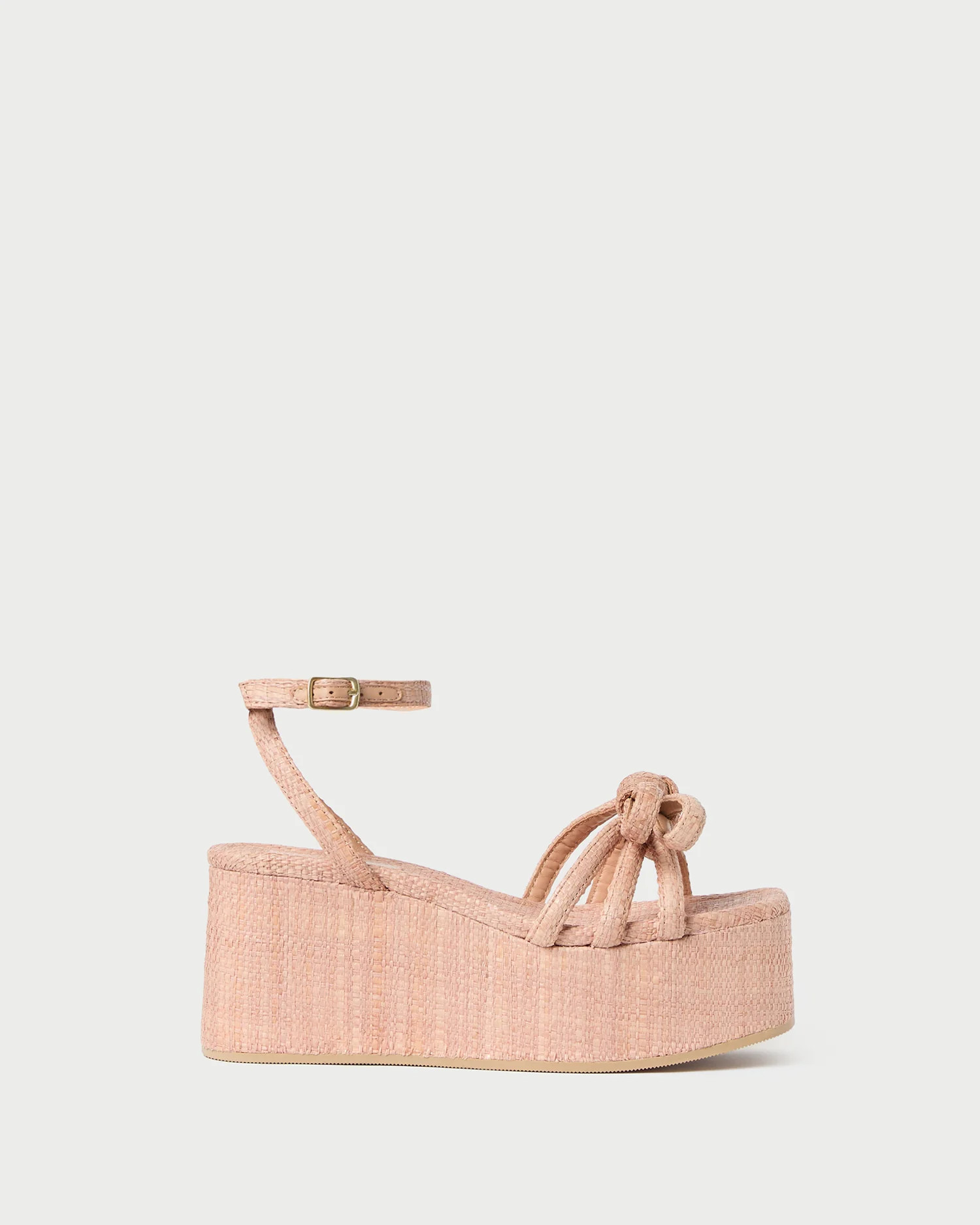 Hudson Blush Bow Platform Sandal | Loeffler Randall