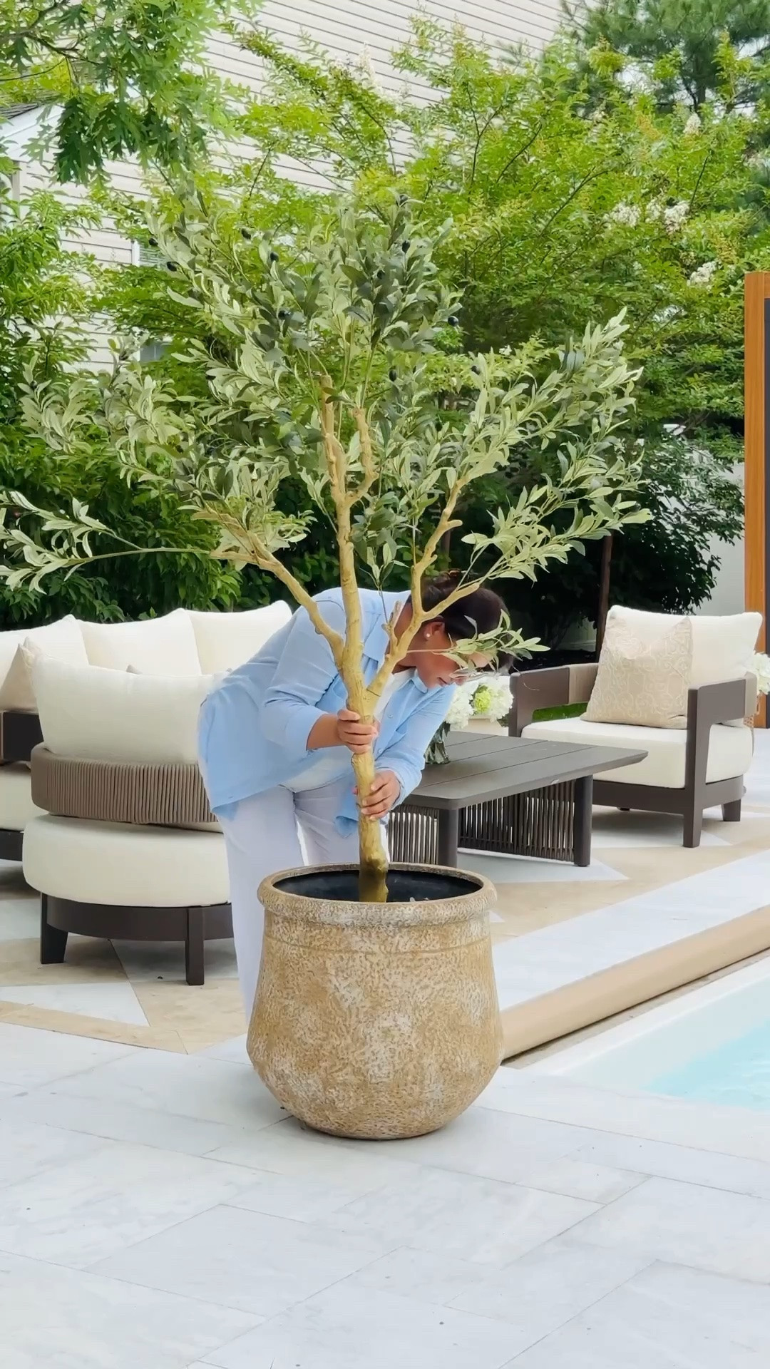 POV: You wanted the look of real olive trees… without the maintenance. 🌿✨

These 6ft UV-resistant olive trees completely transformed my pool area, and no one believes they’re from Amazon. They’re designed to withstand the sun, so they stay beautiful season after season without fading or needing any care.

If you’re looking for an easy way to make your outdoor space feel elevated and resort-like, these are one of my favorite finds.

Would you have guessed they weren’t real? 👀👇

#AmazonHome #AmazonFinds #OutdoorDecor #PoolDecor #BackyardInspo #OliveTree #LuxuryOutdoorLiving #PatioDecor #HomeDecor #BackyardGoals

#LTKSeasonal #LTKHome #LTKvlog