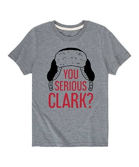 Athletic Heather 'You Serious Clark' Tee - Toddler & Kids | Zulily