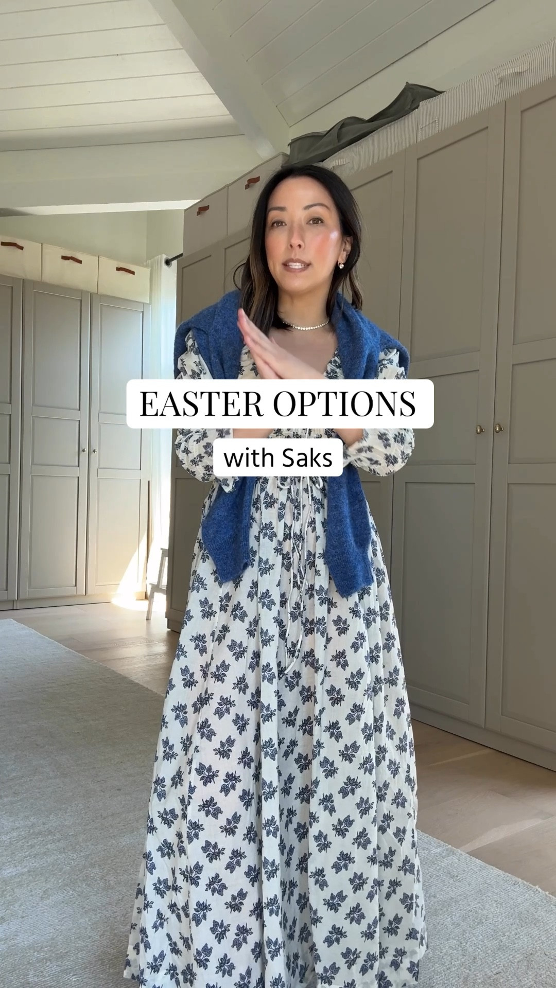 This Dôen floral dress from Saks is stunning - so lightweight and airy, perfect for warm weather. Petite-friendly length, wearing an xs. 

#LTKPetite