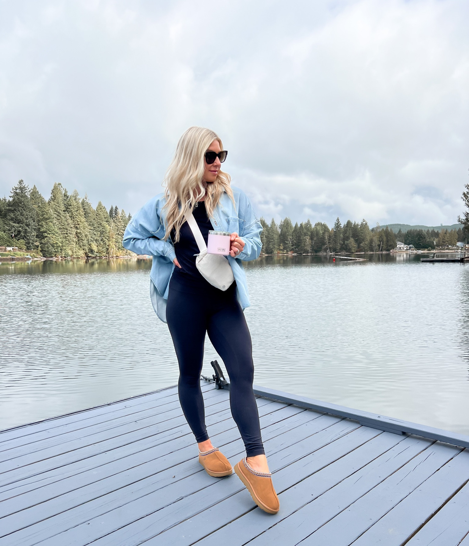 Ugg Tasman slippers 
Fall outfit 
Belt bag 
Favorite matcha staying warm in my Yeti travel mug 


#LTKstyletip #LTKshoecrush #LTKSeasonal