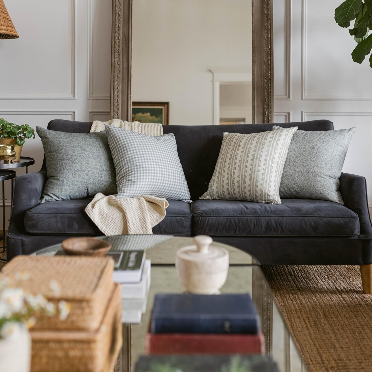 Woven Nook - Modern & Luxurious Decorative Throw Pillow Covers - Durable Quality & Machine Washab... | Amazon (US)