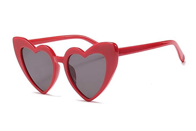 FEISEDY Vintage Heart Shaped Sunglasses Women Stylish Love Eyeglasses B2421 | Amazon (US)