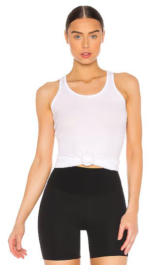 Ashby Rib Racerback Tank in White | Revolve Clothing (Global)