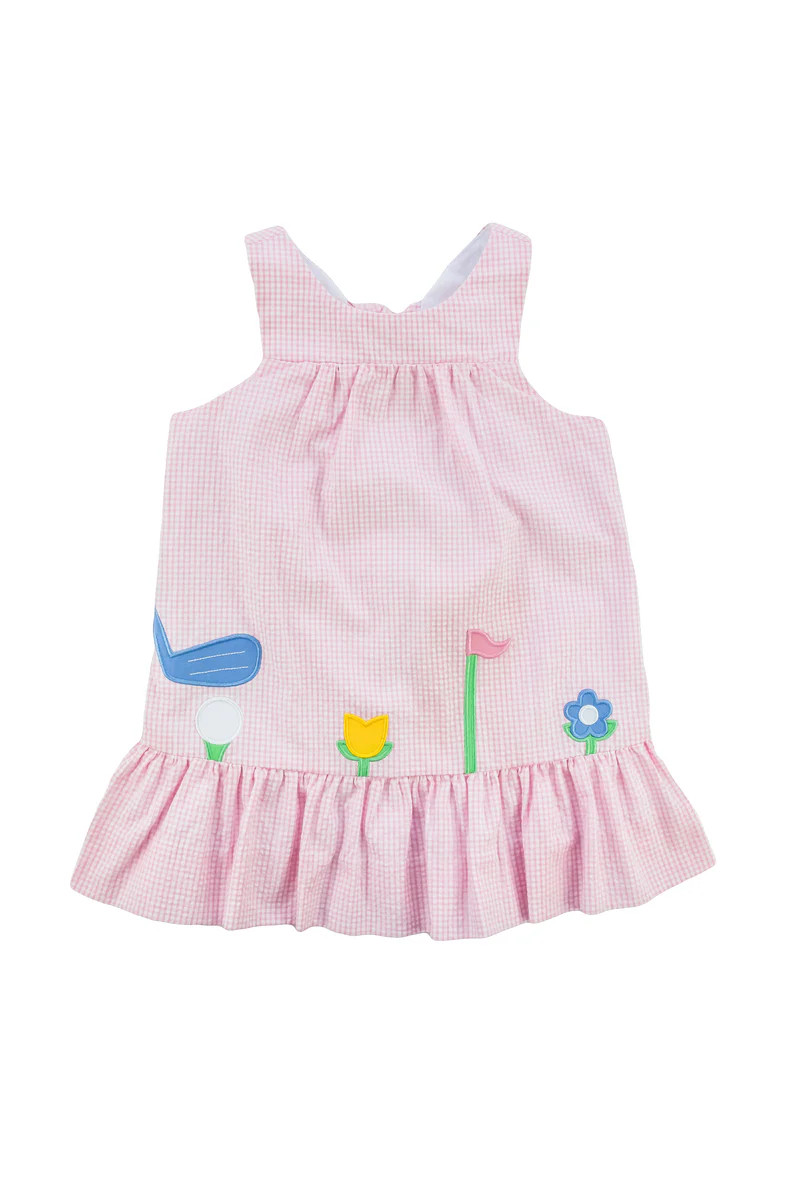 Check Seersucker Dress With Golf | Florence Eiseman