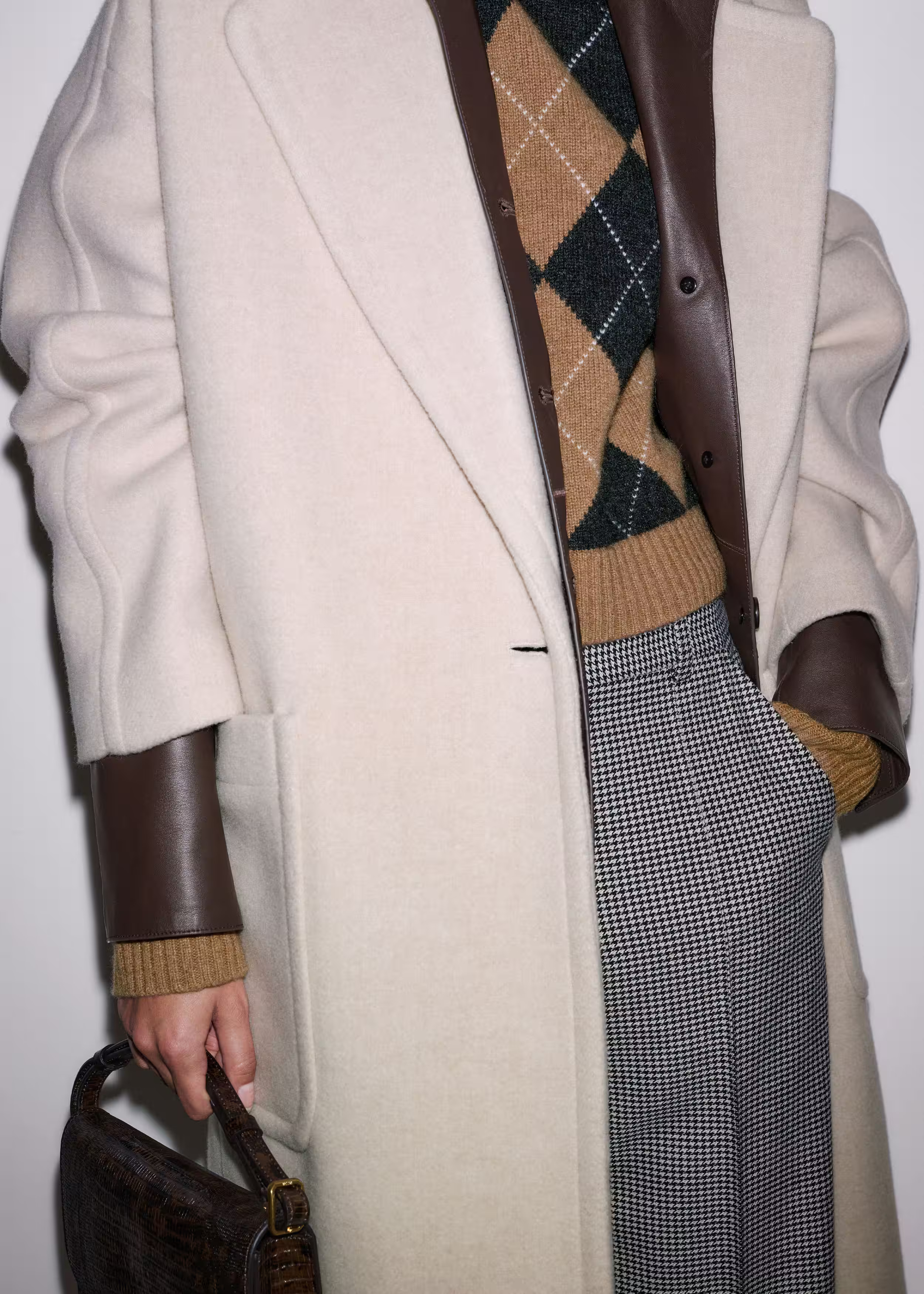 Cocoon Coat + Belt Recycled Wool | ME+EM US