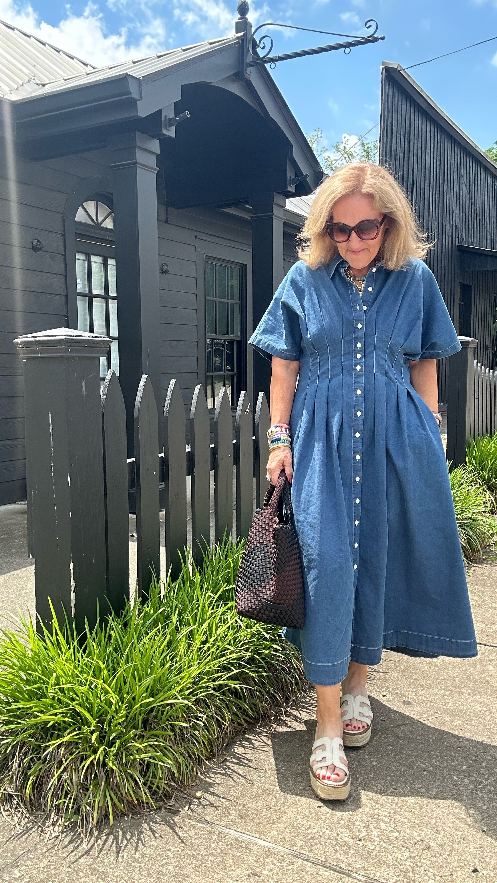 The Tobie dress. This is a must buy on the Anthropologie sale. 20% off with my code SWEET20 
Get it in denim, a beautiful new plaid, a pretty floral, a solid black, or a black-and-white stripe. The other colors are pretty much sold out. This is your chance to grab the viral dress. 

The medium petite fits me best, but my brown one is a size medium. 

Anthropologie sale top rated dresses summer dress spring dress work dress vacation dress favorite dress

#LTKOver40 #LTKPetite #LTKSaleAlert